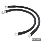KIT CABLES DE BATTERIE - SPORTSTER 04/09 - OEM 70295-04A/ 70296-04A - ALL BALLS - NOIR - 79-3011-1