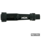 ANTIPARASITE / CONNECTEUR DE BOUGIE D'ALLUMAGE -  NGK - Diamètre / filetage bougie : 10 / 12 MM / 00° - SD05F / 8022