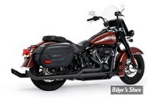 - ECHAPPEMENT - FREEDOM PERFORMANCE - SOFTAIL M8 - UPSWEPT TRUE-DUAL SLASH CUT - CHROME / EMBOUTS NOIR - HD00941