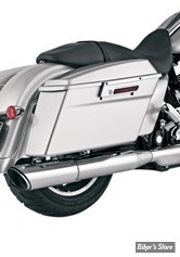  Silencieux Vance & Hines - TWIN SLASH ROUND 2-1 SLIP ON - TOURING FLHX/FLTR 10/11 - CHROME - 16777