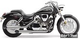 SILENCIEUX COBRA - SLASH CUT 3" - YAMAHA 650 XVS DRAG STAR / VSTAR 04/11 - CHROME