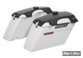 PROTECTIONS DE COUVERCLES DE SACOCHES RIGIDES - RIDETEK - SADDLEBAGS LIDCOVERS - TOURING FLHP POLICE 93/13