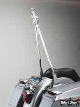 MONTANT DE SISSY BAR - CYCLE VISIONS - DAGGERTUDE - LARGEUR 11" - HAUTEUR : 30" - CHROME