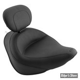 - SELLE MUSTANG - WIDE TOURING SOLO SEAT WITH RIDER BACKREST - SOFTAIL 06/17 PNEUS DE 200MM - NOIR AVEC DOSSIER - 79530