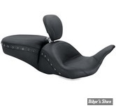 - SELLE  MUSTANG - TOURING 08UP - LOWDOWN TOURING SEAT - AVEC DOSSIER - CLOUTEE NOIR - 79705