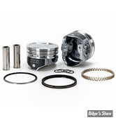 Kit pistons Keith Black (KB) - SPORTSTER CONVERSION 883CC EN 1200CC - COMPRESSION :10.0:1 - COTE : +0.005 - HYPEREUTECTIC - KB272