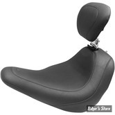 SELLE SOLO - SOFTAIL FXLR ET FLSB 18UP - MUSTANG - WIDE TRIPPER - NOIR - AVEC DOSSIER - 79043