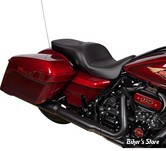 SELLE DRAG SPECIALTIES - FREEDOM TOURING SEAT - TOURING 09/24 - VINYL / NOIR - SOLAR REFLECTIVE - 0801-1485