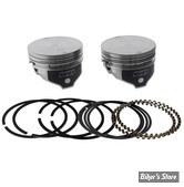 Kit pistons Keith Black (KB) - SPORTSTER CONVERSION 883CC EN 1200CC - COMPRESSION : 9:1 - COTE : +0.005 - HYPEREUTECTIC - KB410