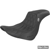 SELLE DUO - SOFTAIL FXLR / FLSB 18UP - SADDLEMEN - Pro Series SDC Performance Grip Seat - NOIR 