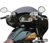 GUIDON - INDIAN CHIEFTAIN / ROADMASTER / DARK HOSE - KLIP HANGER HANDLEBAR KIT - HAUTEUR : 30.50 CM / 12" - CHROME / NOIR - KW06-01-9011-BC