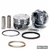 ECLATE G - PIECE N° 19 - KIT PISTONS KEITH BLACK (KB) - SPORTSTER 1200CC 86/22 - High lift camshafts - COMPRESSION : 9.0:1 - COTE : +0.005 - HYPEREUTECTIC - KB295