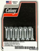 ECLATE I - PIECE N° 33 - VISSERIE DE CARTER DE DISTRIBUTION - BIG TWIN 36/69 - COLONY - SPECIAL 1/4"-20 - ZINC - 9795-12