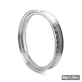 VOILE DE JANTE - 19" X 2.50 - 40 RAYONS - DROP CENTER - VALVE METAL CENTRALE - OEM 43001-79 - chrome-NEUF - NI REPRIS - NI ÉCHANGÉ-