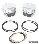 ECLATE G - PIECE N° 19 - Kit pistons Keith Black (KB) - BigTwin Evolution 84/99 1340cc - COMPRESSION : 9.5:1 - COTE : +0.005 - FORGE 4032 ALLOY - KB920