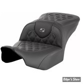 - SELLE SADDLEMAN - ROADSOFA - TOURING 2023UP - LS SEAT - NOIR / COUTURES : GRISE - 823-07-18202