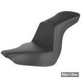 SELLE DUO - SOFTAIL FXLR / FLSB 18UP - SADDLEMEN - STEP-UP SEAT - LISSE - 818-29-194