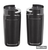 ECLATE N - PIECE N° 68A - PROTECTIONS DE FOURCHE ARLEN NESS - TOURING 14UP - METHOD - NOIR ANODISE - 120-000