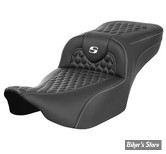 - SELLE SADDLEMEN - ROADSOFA HC ALLONGEE - EXTENDED REACH SEAT - TOURING 2023UP - NOIR / COUTURES BLANCHES - 823-07-19006