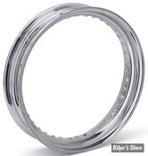 VOILE DE JANTE - 16" X 3.00 - 40 RAYONS - DROP CENTER - OEM 43085-81 - CHROME