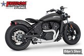 ECHAPPEMENT -  FREEDOM PERFORMANCE - INDIAN SCOUT 14UP - SHORTY 2 EN  1 - COMBAT - CHROME - IN00080
