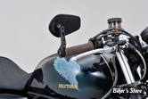RETRO DAYTONA -  RETROVISEUR DAYTONA - TYPE 15 - POUR GUIDON DE Ø 22.00MM / 7/8" OU 25.40MM / 1" - NOIR - 80799