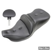 - SELLE SADDLEMEN - ROADSOFA™ PT SEAT - EXTENDED REACH - TOURING 08UP - Pillow Top - NOIR - AVEC DOSSIER - 808-07B-183BR