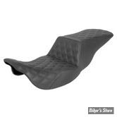 - SELLE SADDLEMEN - STEP-UP™ LS  FRONT & REAR LS SEAT - TOURING 08UP - NOIR / COUTURES : NOIR - 808-07B-195