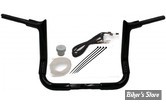 KIT DE MONTAGE EZ INSTALL GUIDON / CABLAGE - FAT BAGGERS INC - POINTED TOP 38MM / 1"1/2 - FLHT/K / FLHX / FLHTCUTG 14/20 - HAUTEUR : 30.50 CM - NOIR