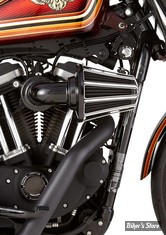 - FILTRE A AIR - ARLEN NESS -  Monster Sucker Air Cleaner - SPORTSTER 88UP - AVEC COUVERCLE - 10-GAUGE - NOIR - 81-012