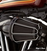 - FILTRE A AIR - ARLEN NESS -  Monster Sucker Air Cleaner - SPORTSTER 88UP - AVEC COUVERCLE - BEVELED - NOIR - 81-013