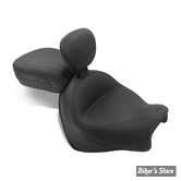 SELLE MUSTANG - TWO PIECE SEATS STANDARD TOURING - AVEC DOSSIER - TRIUMPH ROCKET III TOURING 08/17 - LISSE - 17" X 12"
