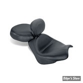 SELLE MUSTANG - TWO PIECE SEATS WIDE TOURING - AVEC DOSSIER - HONDA1800 VTX RETRO/S 02/08, 1800 VTX T 07/08 - LISSE - 16" X 12.5"