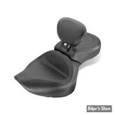 SELLE MUSTANG - WIDE TOURING - AVEC DOSSERET CONDUCTEUR - HONDA VT750DC SPIRIT  2001/2008 - LISSE - 15" X 11.5"