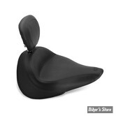 SELLE  MUSTANG - VINTAGE WIDE TOURING SOLO SEAT PLAIN BLACK - YAMAHA - 14/20 BOLT - AVEC DOSSIER - NOIR