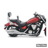 SELLE MUSTANG - TWO PIECE SEATS STANDARD TOURING -  AVEC DOSSIER - YAMAHA 1300 STRYKER 11/17 - LISSE - 16.5" X 11"