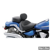 SELLE MUSTANG - TWO PIECE SEATS WIDE TOURING - AVEC DOSSIER - YAMAHA  1900 RAIDER 08/17 - LISSE - 16.5" X 11"