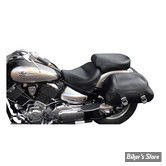 SELLE MUSTANG - TWO PIECE SEATS WIDE TOURING - YAMAHA  1100 V-STAR CLASSIC / SILVERADO 00/09 - LISSE - 17" X 12.5"
