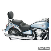 SELLE MUSTANG - TOW PIECE SEATS STANDARD TOURING - KAWASAKI VULCAN 2000 04/10 - LISSE - 17" X 12.5"