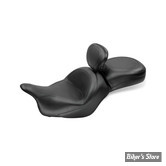 SELLE MUSTANG - ONE PIECE SEATS STANDARD TOURING - AVEC DOSSIER - KAWASAKI VN 1700 VULCAN CLASSIC 09/13 - LISSE - 16.5" X 12.5"