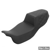 SELLE SADDLEMEN - STEP UP - LS REAR - Extended Reach - FLTRT 23/25 / FLRT 15/25 - FINITION : NOIR / COUTURES NOIRES - 815-07E-173