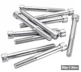 VIS TETE ALLEN / BTR - 3/8-16 X 82.50MM / 3 1/4" - COLONY - CHROME - LE PAQUET DE 10 PIECES