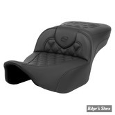 - SELLE SADDLEMEN - ROADSOFA LS  LATTICE STITCH - EXTENDED REACH SEAT - TOURING 2023UP - NOIR / COUTURES NOIR - 823-07-184