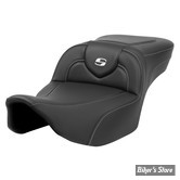 - SELLE SADDLEMEN - ROADSOFA CF - EXTENDED REACH SEAT - TOURING 2023UP - NOIR CARBON FIBER / COUTURES ARGENT - 823-07-186
