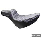 - SELLE DUO - SPECIAL GRANDES JAMBES - SOFTAIL FXLR / FXLRS / FLSB - LE PERA - TAILWHIP DADDY LONG LEGS - NOIR / COUTURES : VIOLETTE 
