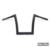 38MM INTÉGRAL - 1 1/2" - GUIDON TODDS CYCLE - 99UP - Strip Bar - HAUTEUR : 30.50 CM / 12" - NOIR MAT