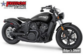 ECHAPPEMENT -  FREEDOM PERFORMANCE - INDIAN SCOUT 14UP - SHORTY 2 EN  1 - TURN OUT - NOIR / NOIR - IN00083