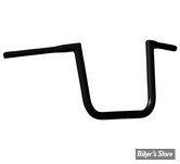 - GUIDON 32MM SUR RISERS 32MM / GUIDON KHROME WERKS - 1 1/4" TOURING - ROAD GLIDE FLTR 15UP - BUCK - HAUTEUR : 24.00 CM / 9.5" - NOIR - 300740