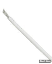 FIL ELECTRIQUE 0.80MM / 18-GAUGE - NAMZ - COULEUR : BLANC - LES 5 METRES