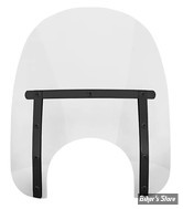 PARE BRISE MEMPHIS SHADES - MEMPHIS SLIM - ROAD KING - HAUTEUR 15" / LARGEUR 18" / DÉCOUPE PHARE 9" - NIGHT SHADES TRANSPARENT - MEB4120